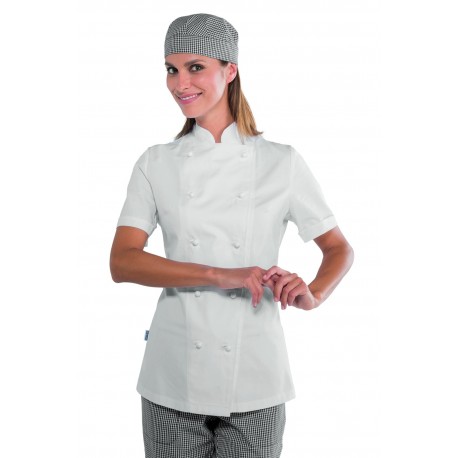 Giacca cuoca lady chef bianco M/M