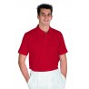 Polo unisex m/m rosso cotone