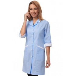 Camice donna manica  3/4 Mia Riga Azzurro