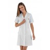 CAMICE DONNA VALENCIA SLIM M/M  EXTRA LIGHT BIANCO 65% POLYESTER  35% COTTON ISACCO 008520M