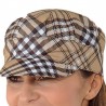 Cappello sam beige tartan 415 ISACCO 072161