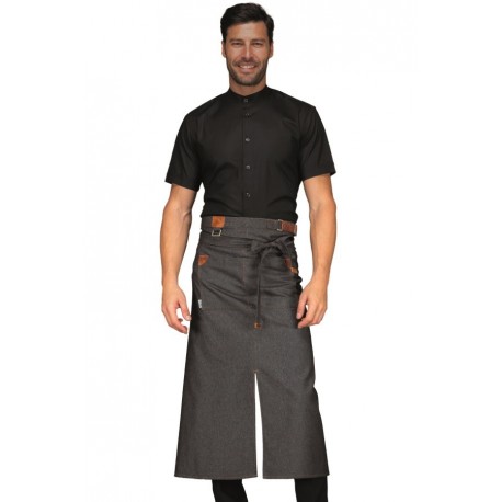 Apron TENNESSEE BLACK JEANS 100 % Cotton - ISACCO 114641