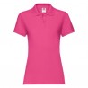 POLO PREMIUM LADY BORDEAUX 100%COTONE