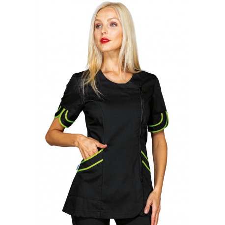 Tunic Babilonia Black + Apple 65% Polyester - 35% Cotton ISACCO 005536