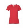 T-SHIRT DONNA VALUEWEIGHT COLOURS - ROSSO