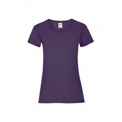 T-SHIRT DONNA VALUEWEIGHT COLOURS - VIOLA