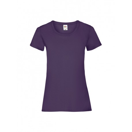 T-SHIRT DONNA VALUEWEIGHT COLOURS - VIOLA