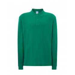 Polo regular manica lunga Verde Prato