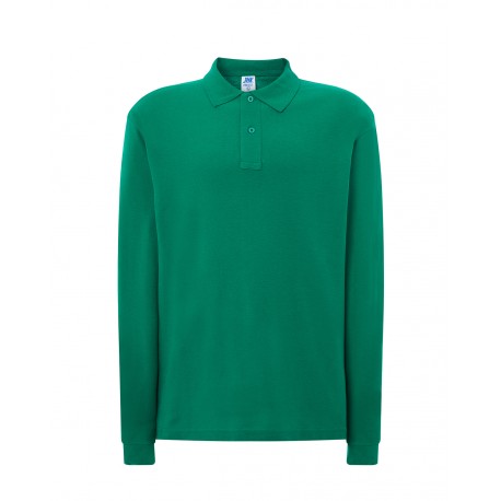 Polo regular manica lunga Verde Prato