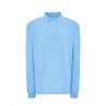 Polo regular manica lunga Sky Blu