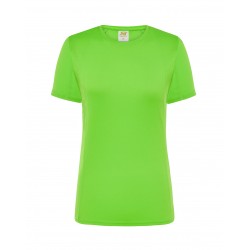 T-shirt sport donna verde fluor