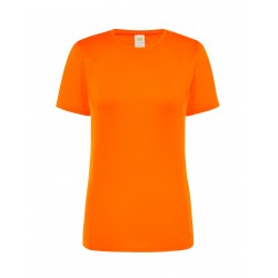 T-shirt sport donna arancione fluor