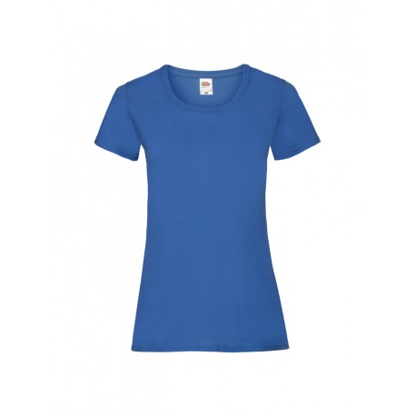 T-SHIRT DONNA VALUEWEIGHT COLOURS - ROYAL