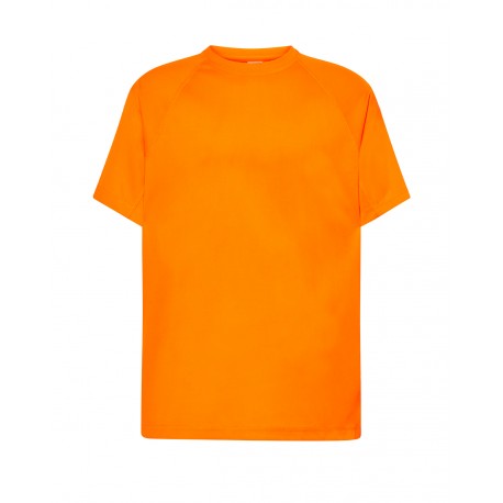 T-shirt sport uomo arancione fluor