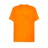 T-shirt sport uomo arancione fluor