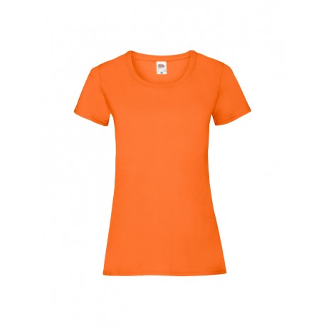 T-SHIRT DONNA VALUEWEIGHT COLOURS - ARANCIO