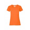 T-SHIRT DONNA VALUEWEIGHT COLOURS - ARANCIO