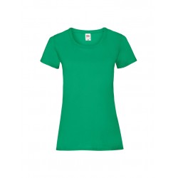 T-SHIRT DONNA VALUEWEIGHT COLOURS - VERDE PRATO