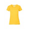 T-SHIRT DONNA VALUEWEIGHT COLOURS - GIRASOLE