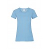 T-SHIRT DONNA VALUEWEIGHT COLOURS - BLU COBALTO