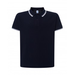 Polo regular Contrast blu navy white