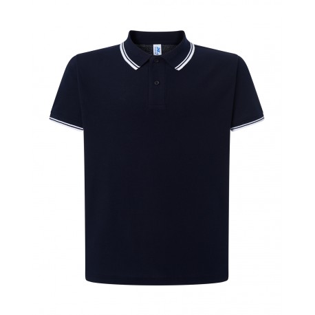 Polo regular Contrast blu navy white