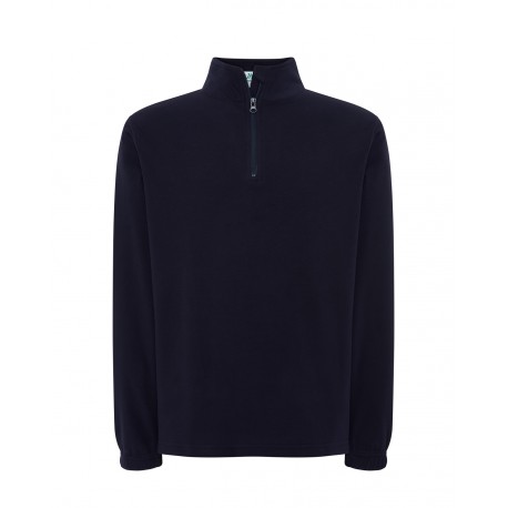 Pile Uomo mezza zip Blu Navy