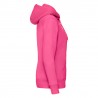 Felpa Cappuccio Zip Donna Fucsia