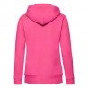 Felpa Cappuccio Zip Donna Fucsia