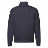 Felpa Collo Zip Blu Notte