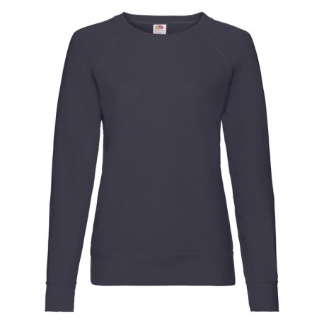 Felpa Raglan Leggera Donna Blu Notte