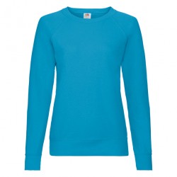 Felpa Raglan Leggera Donna Azzurro