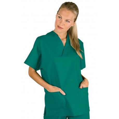 Kasack V-Ausschnitt Chirurgie Grün 3Xl Unisex ISACCO 045200A