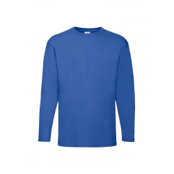 T-shirt valueweight Blu Royal Manica Lunga