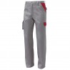 Pantalone Danubio Grigio Rifiniture Rosse SIGGI