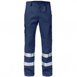 PANTALONE BLU CON BANDE SIGGI