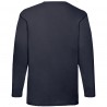 T-shirt Valueweight Blu Navy Uomo Manica Lunga 