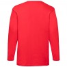 T-shirt Valueweight Rosso Uomo Manica Lunga