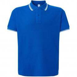 Polo regular Contrast Blue Royal white