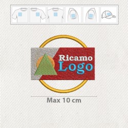 Ricamo logo 10x10cm