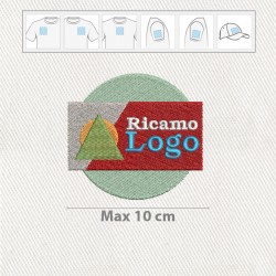 Ricamo secondo logo 10x10cm