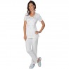 Abitino Malta Manica Corta Tecnostretch Bianco 96% Poliestere 4% Spandex ISACCO 007410M