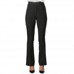 Pantalone A Zampa Super Stretch Nero 96% Poliestere 4% Spandex ISACCO 024521