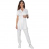 Casacca Rivoli Manica Corta Tecnostretch Bianco 96% Poliestere 4% Spandex ISACCO 031600M