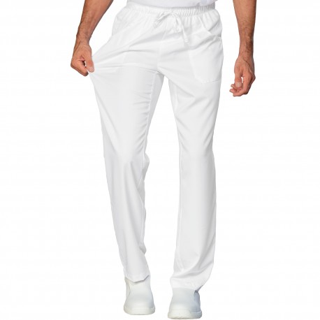 Pantalaccio Unisex Tecnostretch Bianco 96% Poliestere 4% Spandex ISACCO 044120